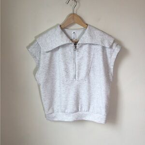 Yogalicious Scuba‎ Monaco Half Zip Sleeveless top